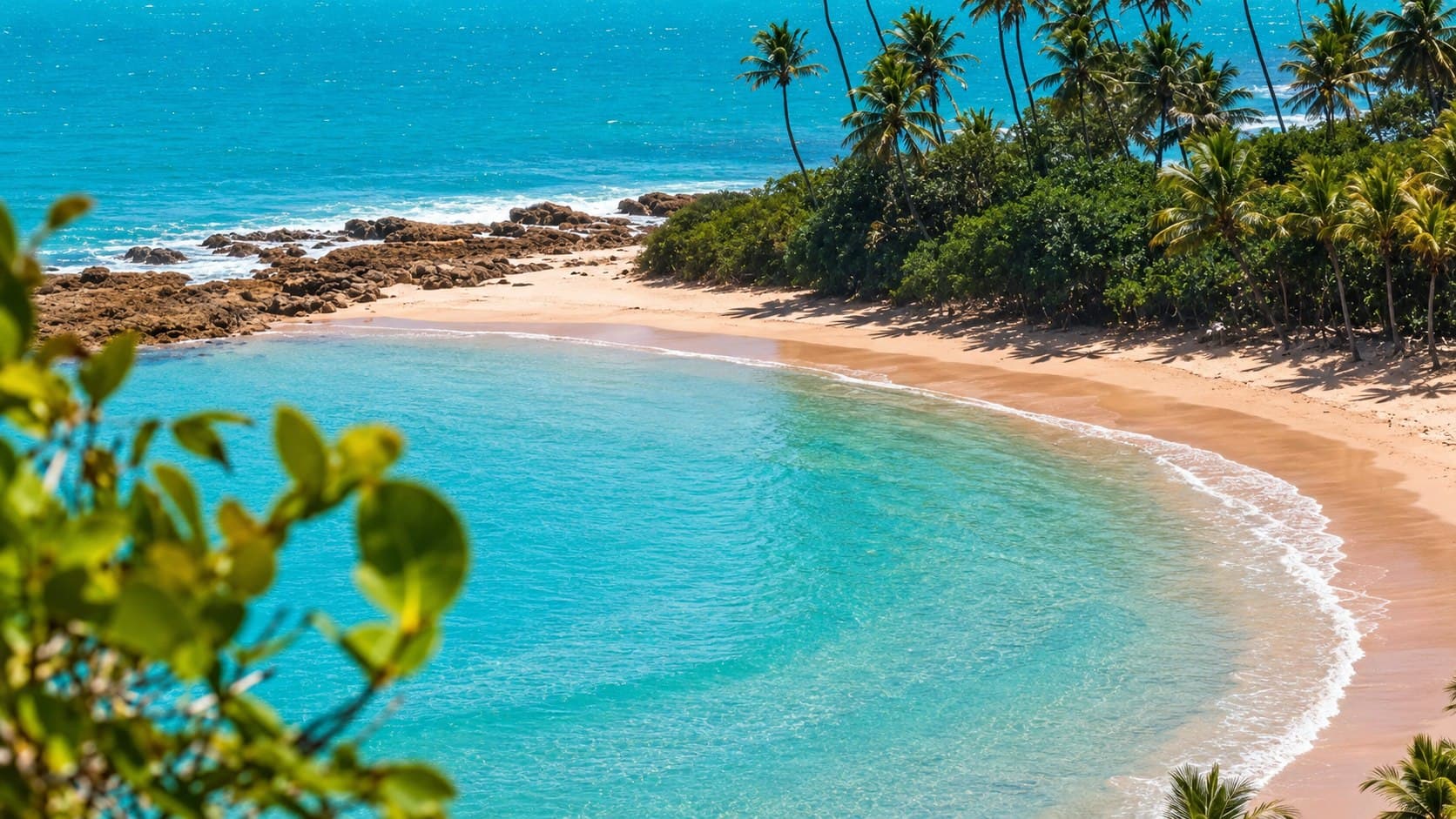 Vista aérea da Praia de Coqueirinho